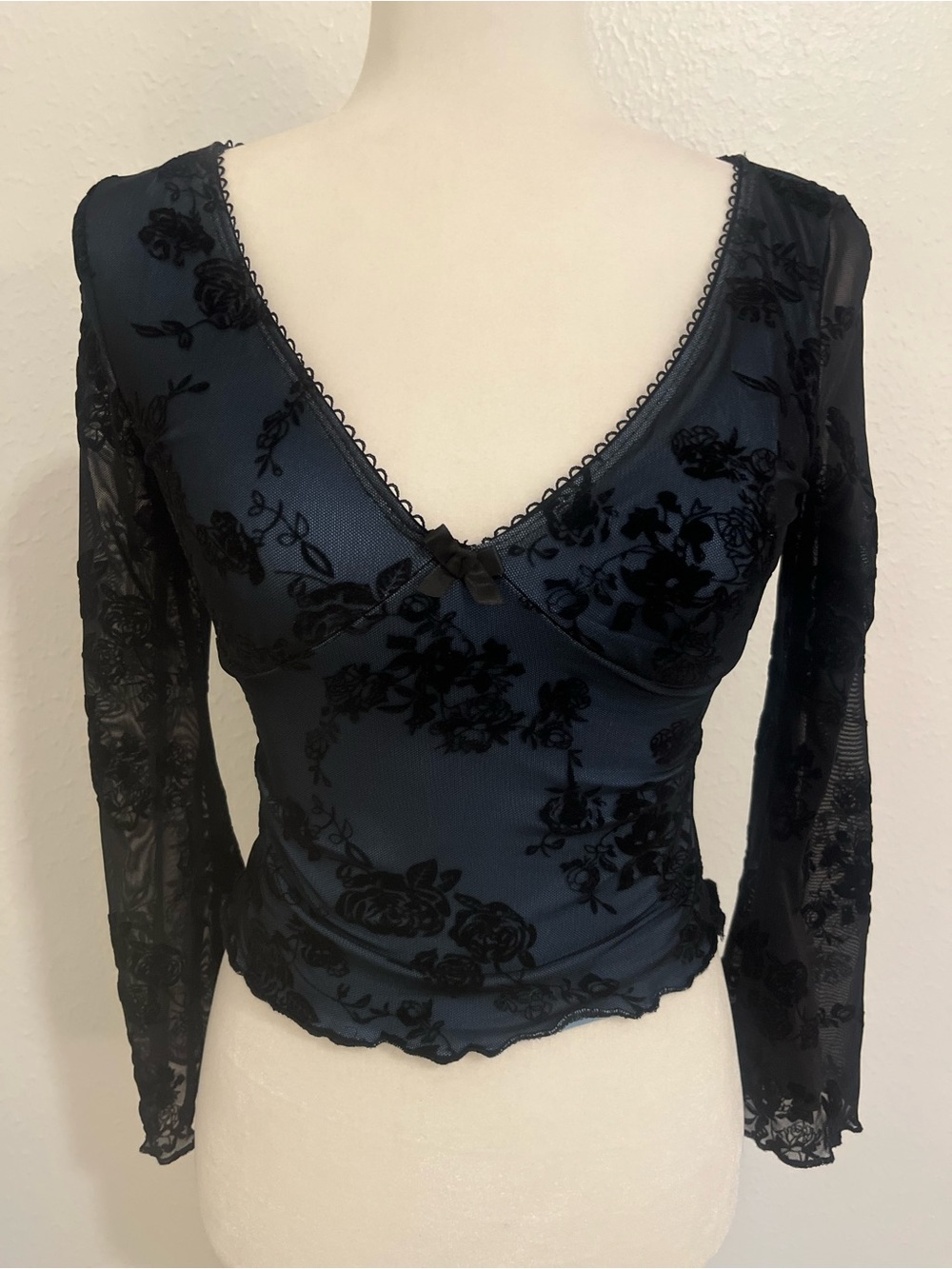 Floerns Women’s Floral Print Long Sleeve V Neck